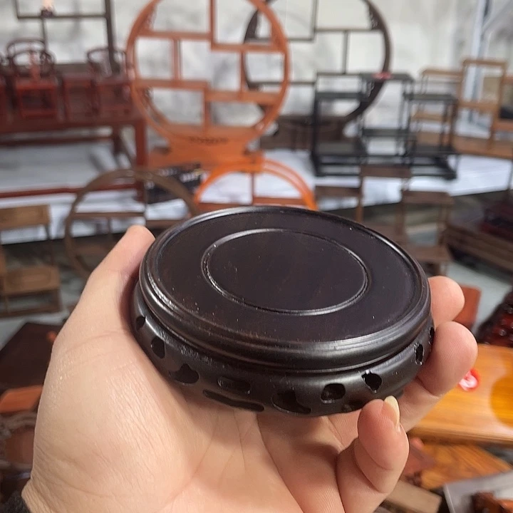 香榧木红木底座工艺品