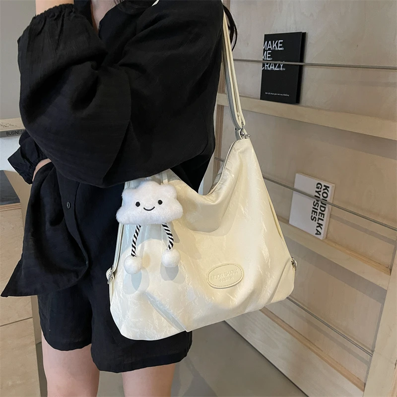 三用包2025女春夏新款大容量云朵包单肩斜挎包托特包设计感双肩包