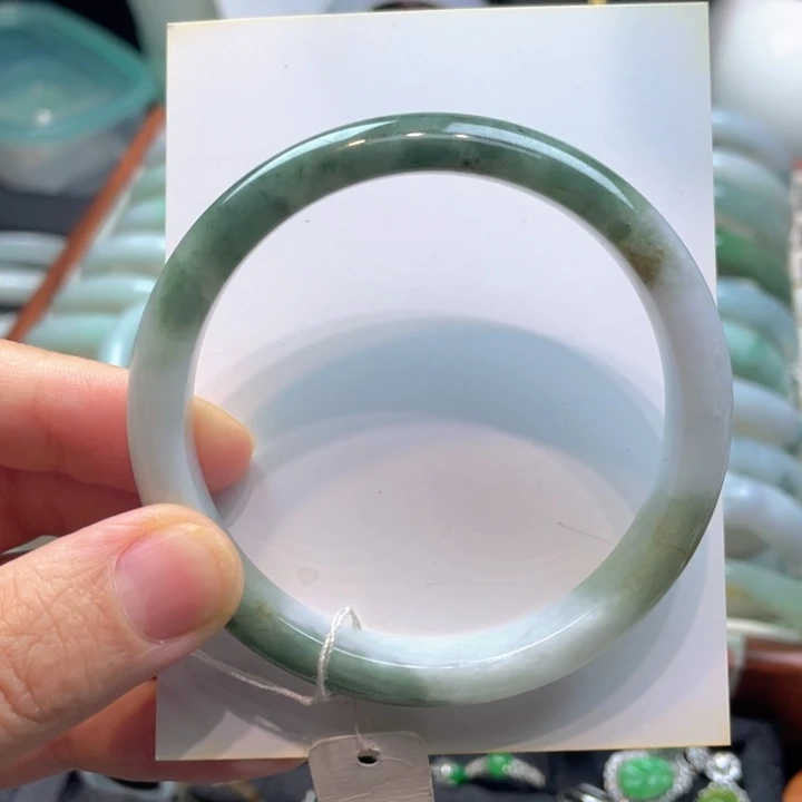翡翠未镶嵌手镯翡翠手镯59圈口