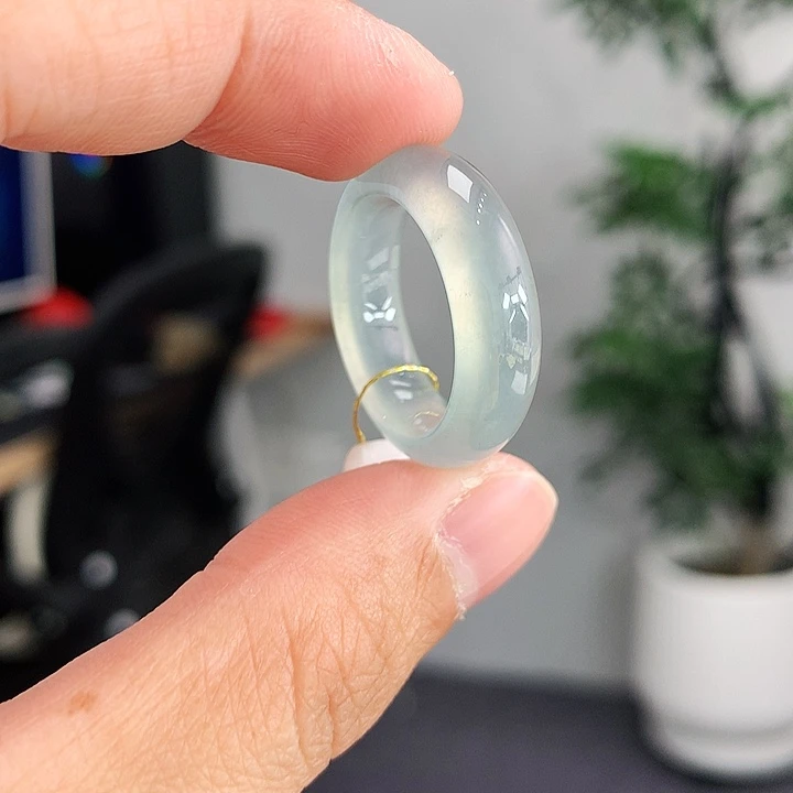 翡翠未镶嵌戒指15号