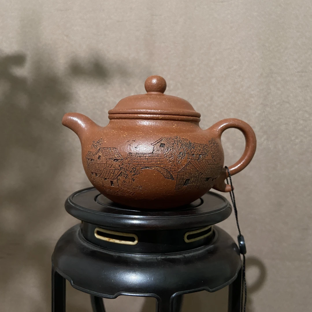 宜兴手工紫砂陶 茶壶GS3430-5