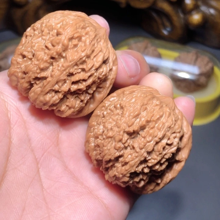 文玩核桃把件39,5尺137狮子头