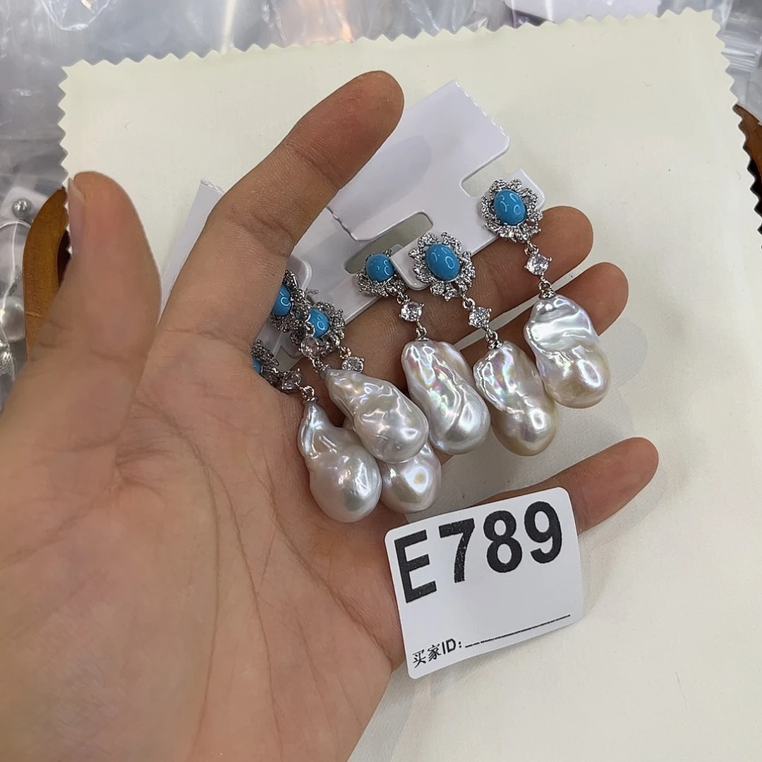 耳饰淡水珍珠合金