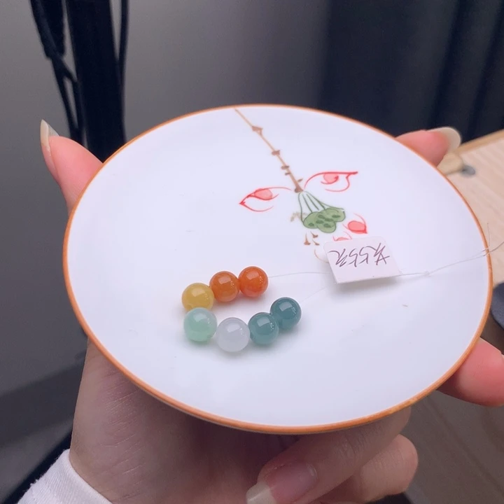 翡翠未镶嵌手链翡翠y823 卡7