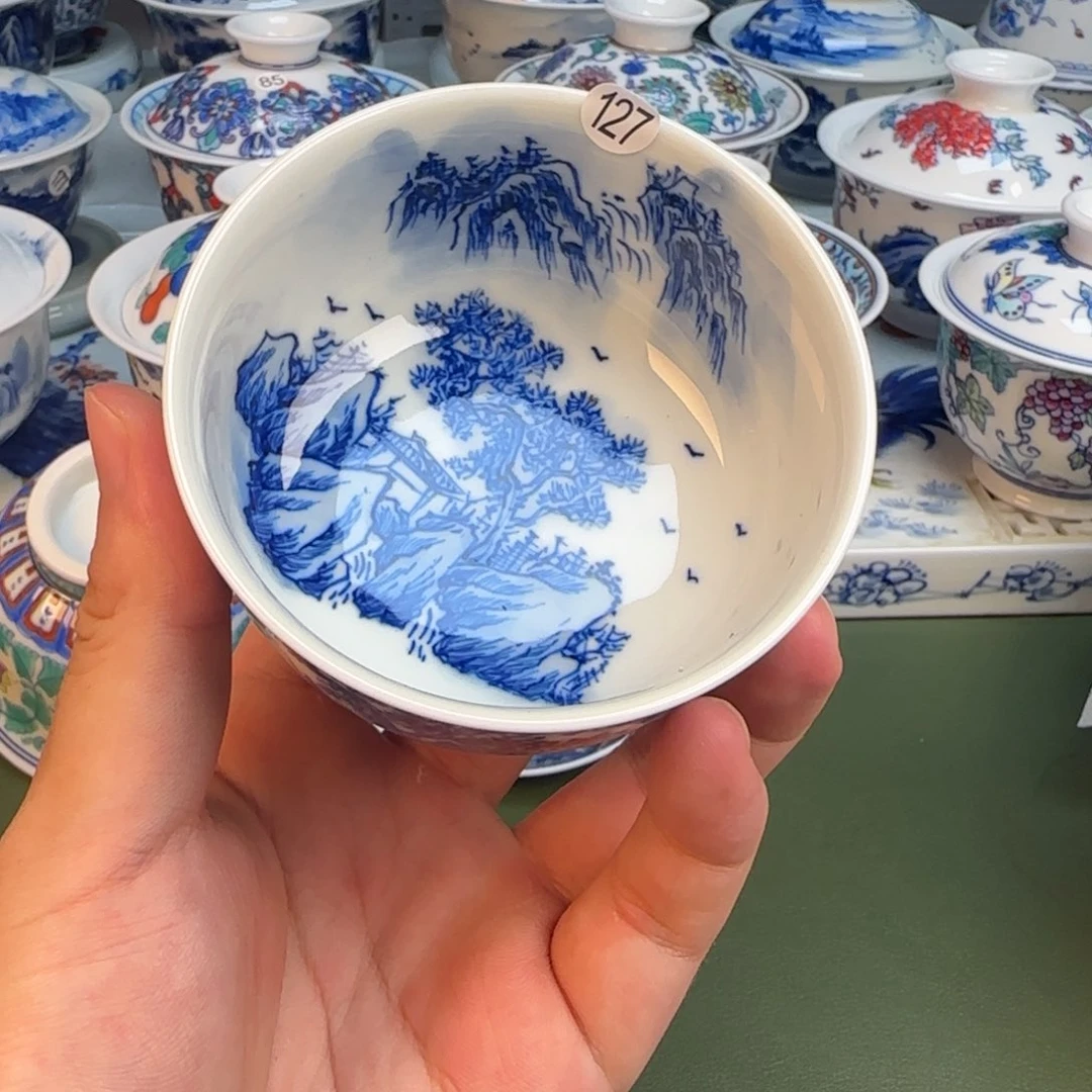 彦祖纯手工手绘茶具127