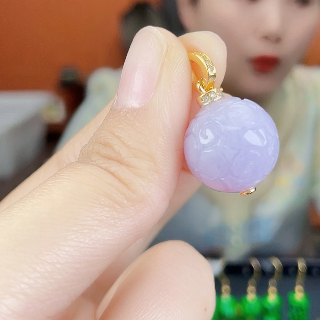 翡翠未镶嵌耳饰饰品