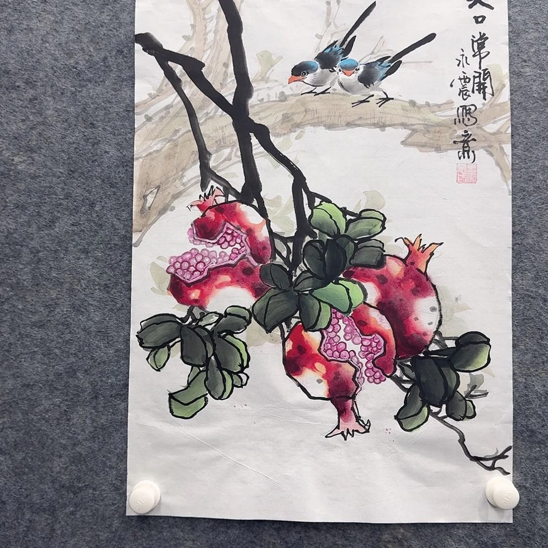 国画国画亲笔手绘