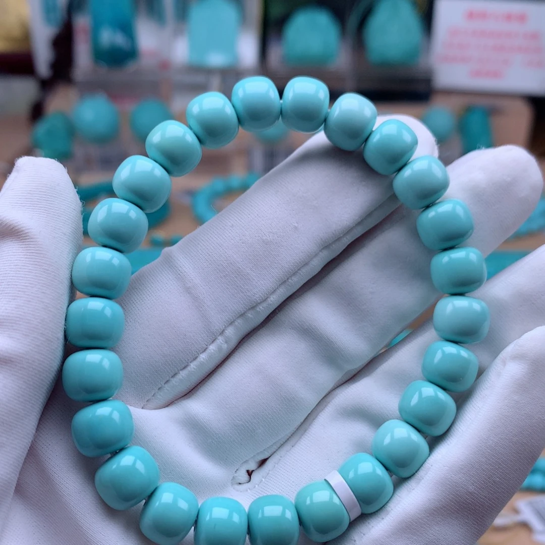 绿松石未镶嵌珠宝奇石8.6mm