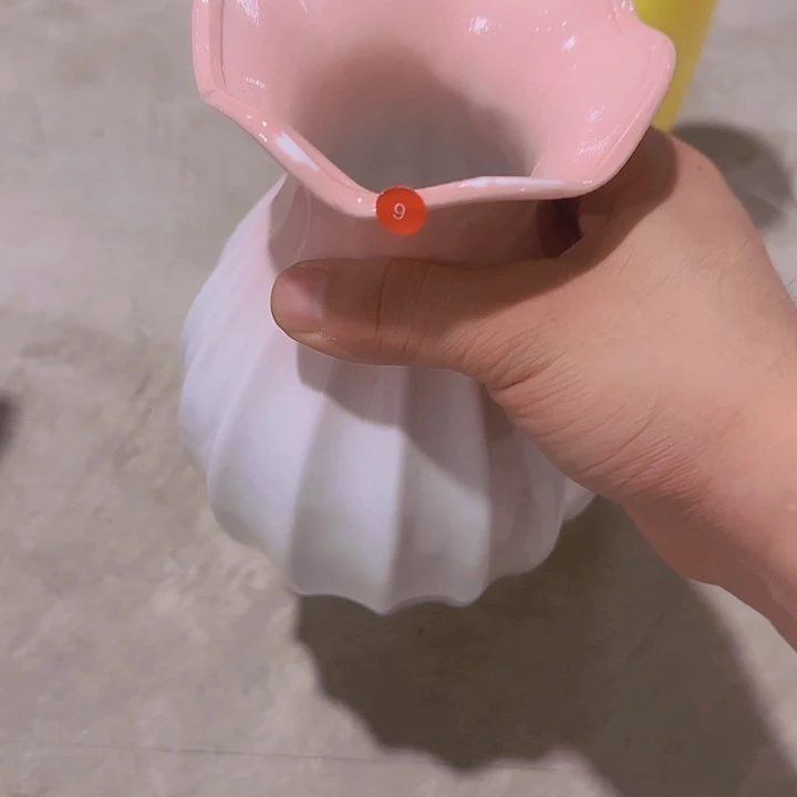 瓷片瑕疵20厘米粉一个9号