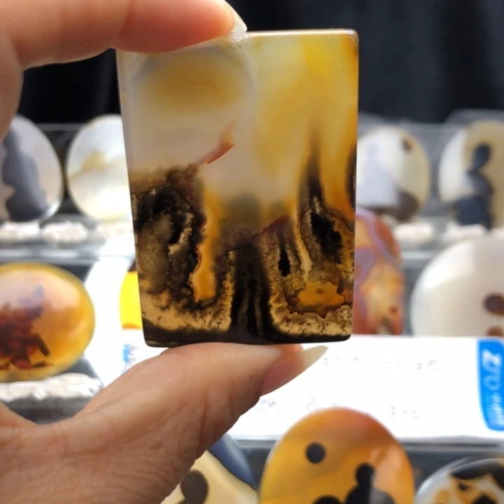 合金玛瑙/玉髓珠宝奇石142有瑕
