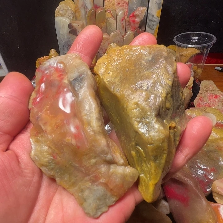 昌化石昌化软玉鸡血原石