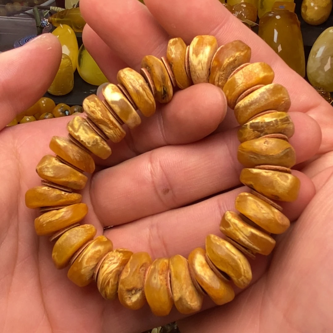 琥珀未镶嵌裸石蜜蜡