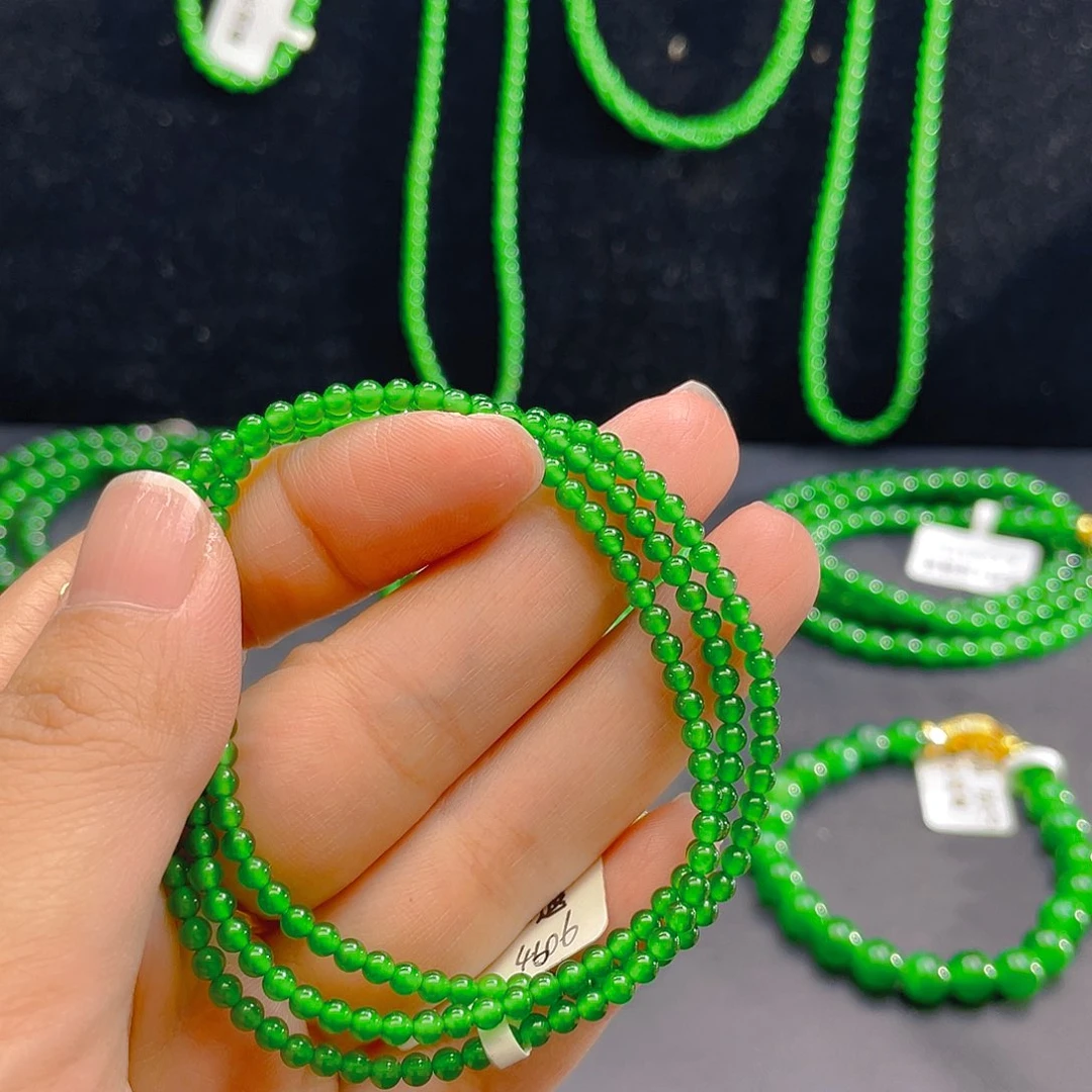 翡翠未镶嵌颈饰