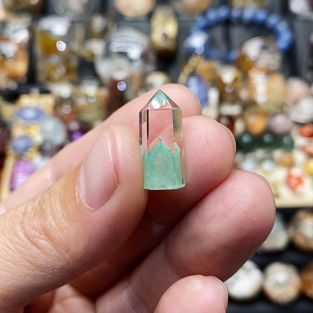 水晶单珠未镶嵌焚*.天然精致水晶吊坠