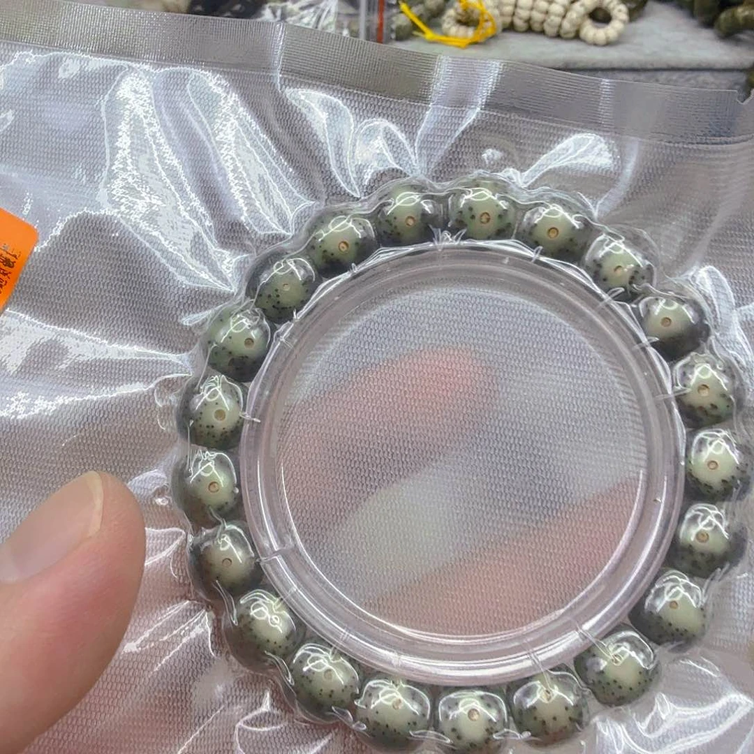 星月菩提手串24殿堂卡姿兰大眼睛黑冰星月菩提单圈1.1