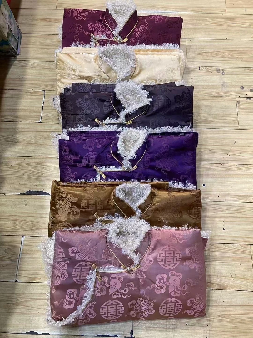 新款藏装藏服儿童男女同款加绒加厚棉衣棉服亲肤进口高密度面料