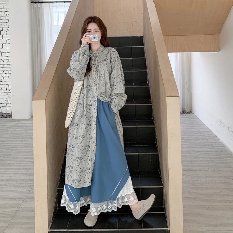 气质入秋洋气小香风套装蓝色爆款2025秋季新款感秋冬两件套显瘦风