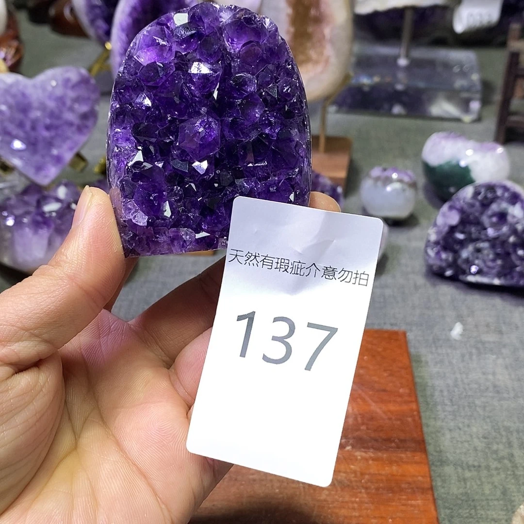 未镶嵌珠宝半成品紫晶
