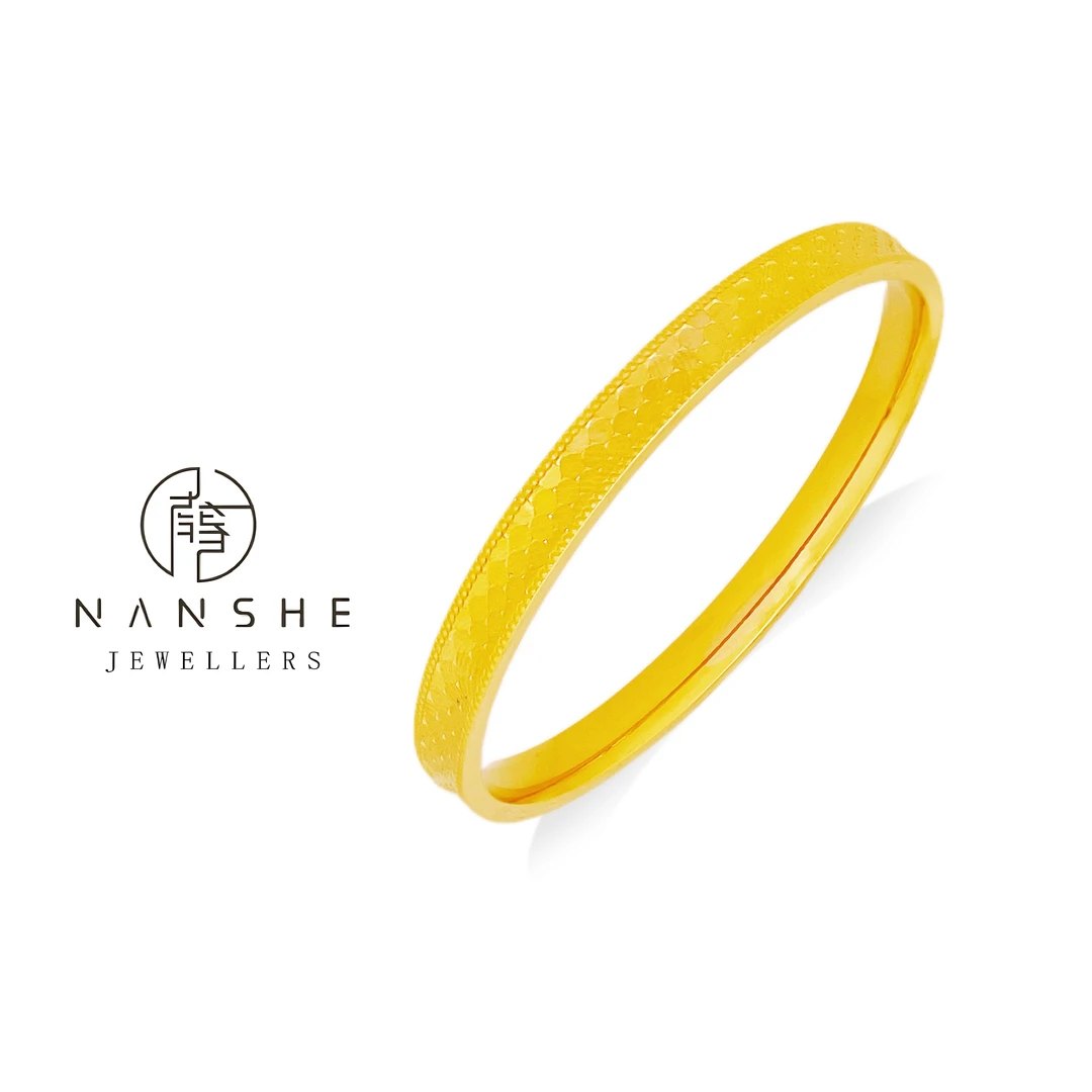 NANSHE/南奢 中国风金龙鳞手镯百搭时尚经典L921