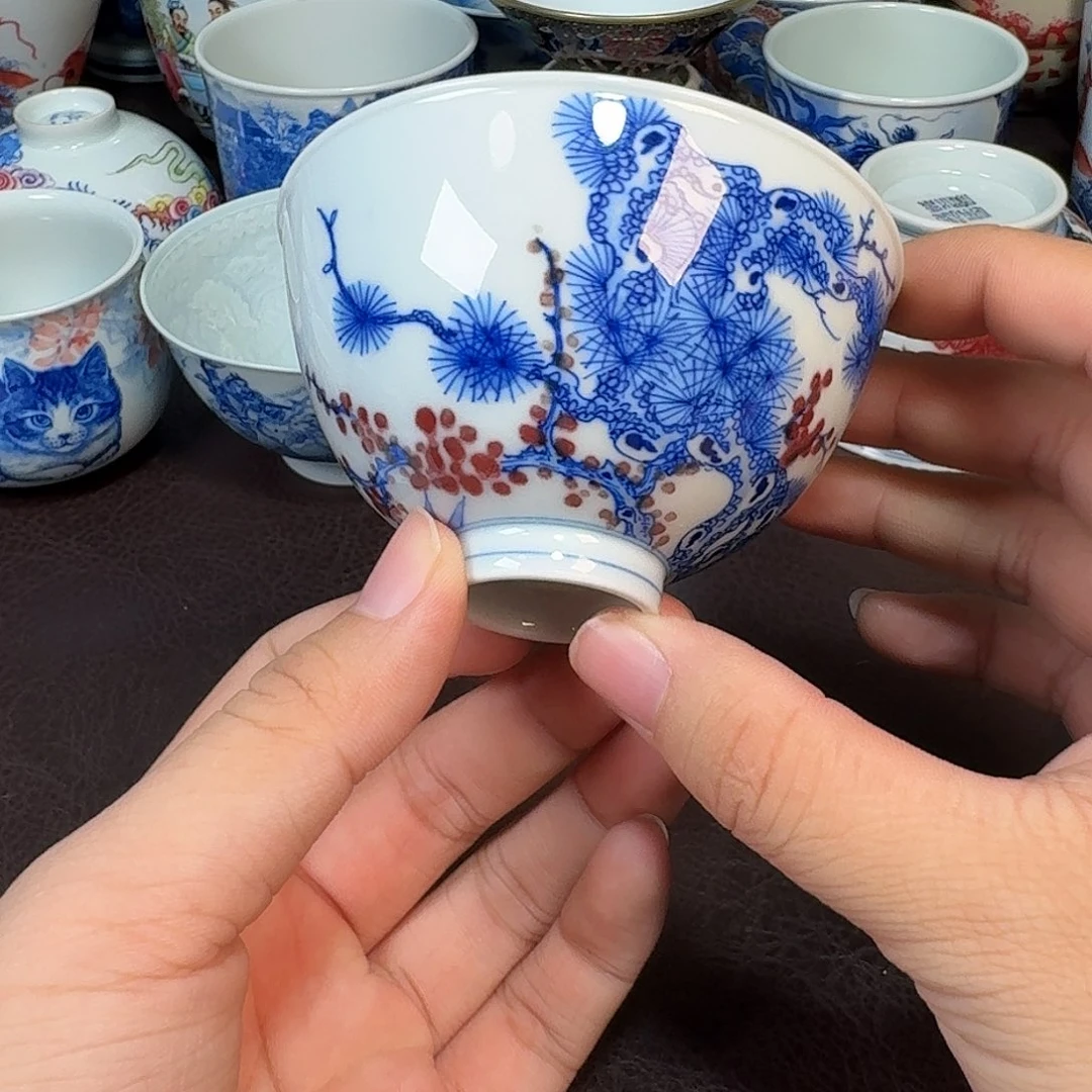 现代景德镇陶瓷杯