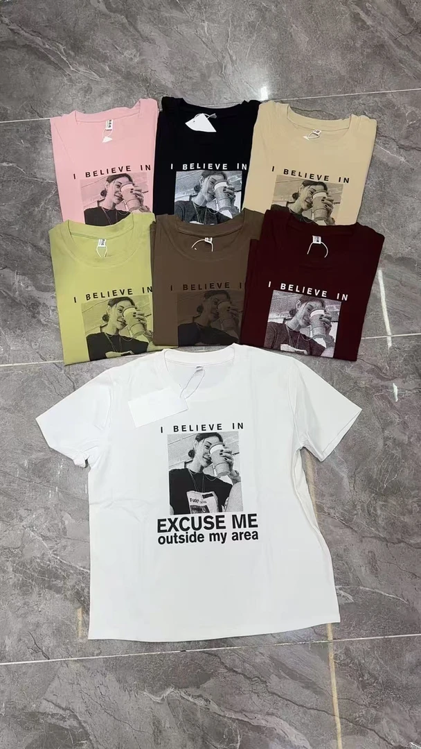 欣儿家丨T恤女 连线看细节 女装大版上身显瘦T恤批发均码80-130斤