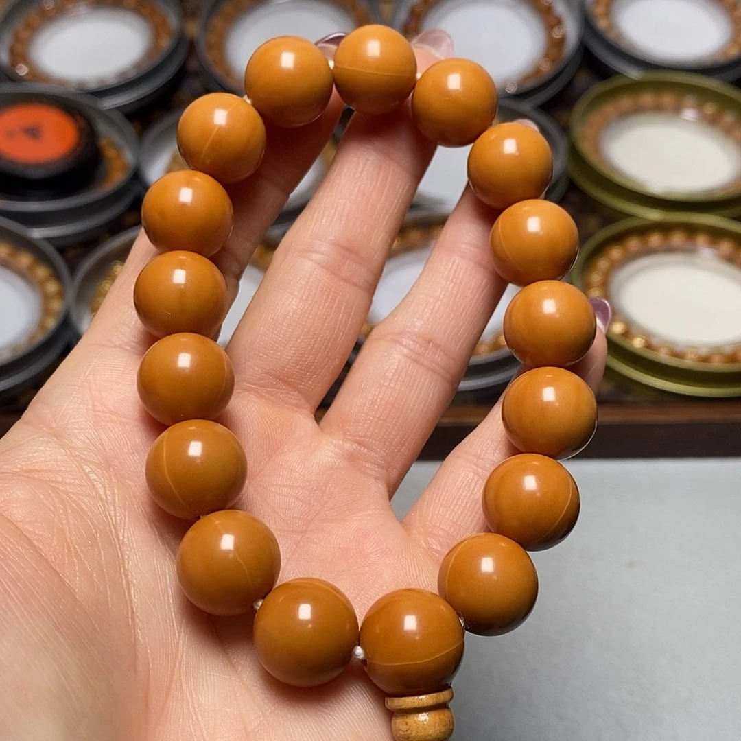 猴头核桃手串338号14左右光珠手持全品