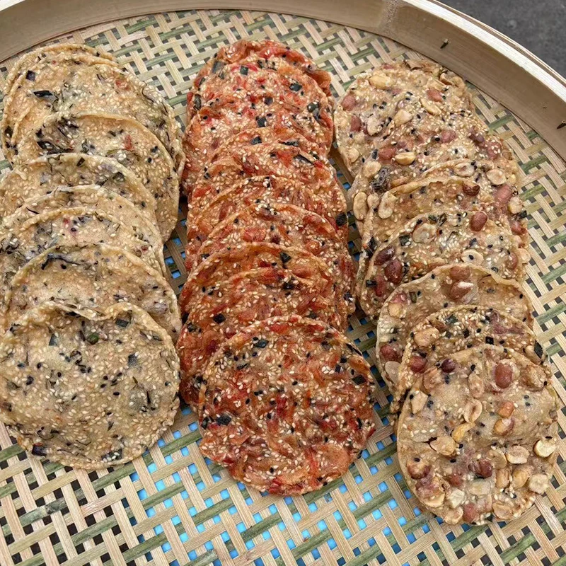 【纯手工现做现发】江西特产咸香酥脆手工月亮巴虾巴腌菜巴花生巴