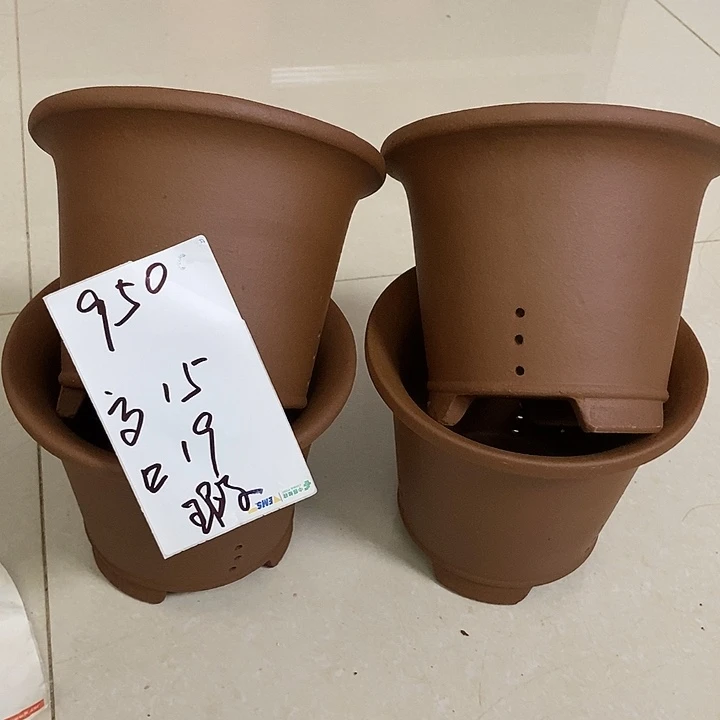 粗陶红陶绿植花盆950