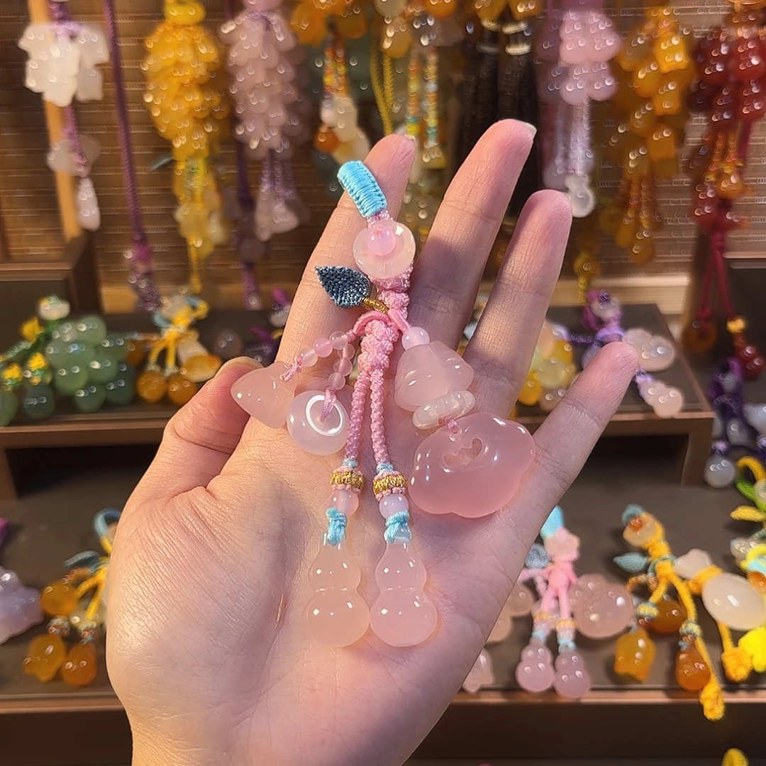 幸***꒱玛瑙/玉髓未镶嵌车挂钥匙扣