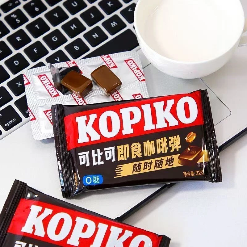 26年4月到期KOPIKO可比可即食固体咖啡弹0糖袋装32g*4包
