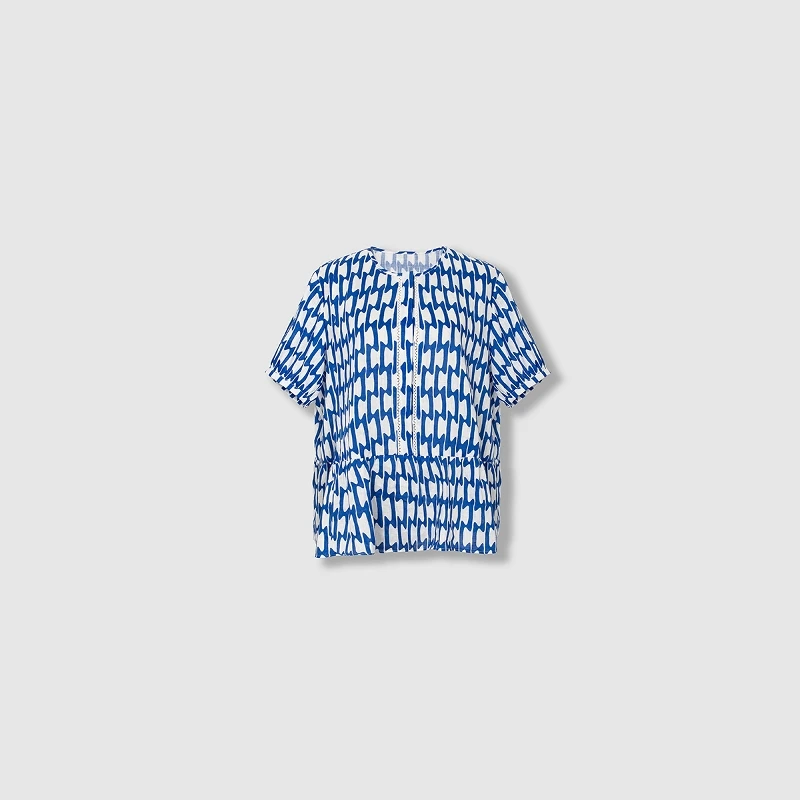 四月初九加大码女装胖MM2025夏 清新亚麻短袖气质衬衫 两个花色