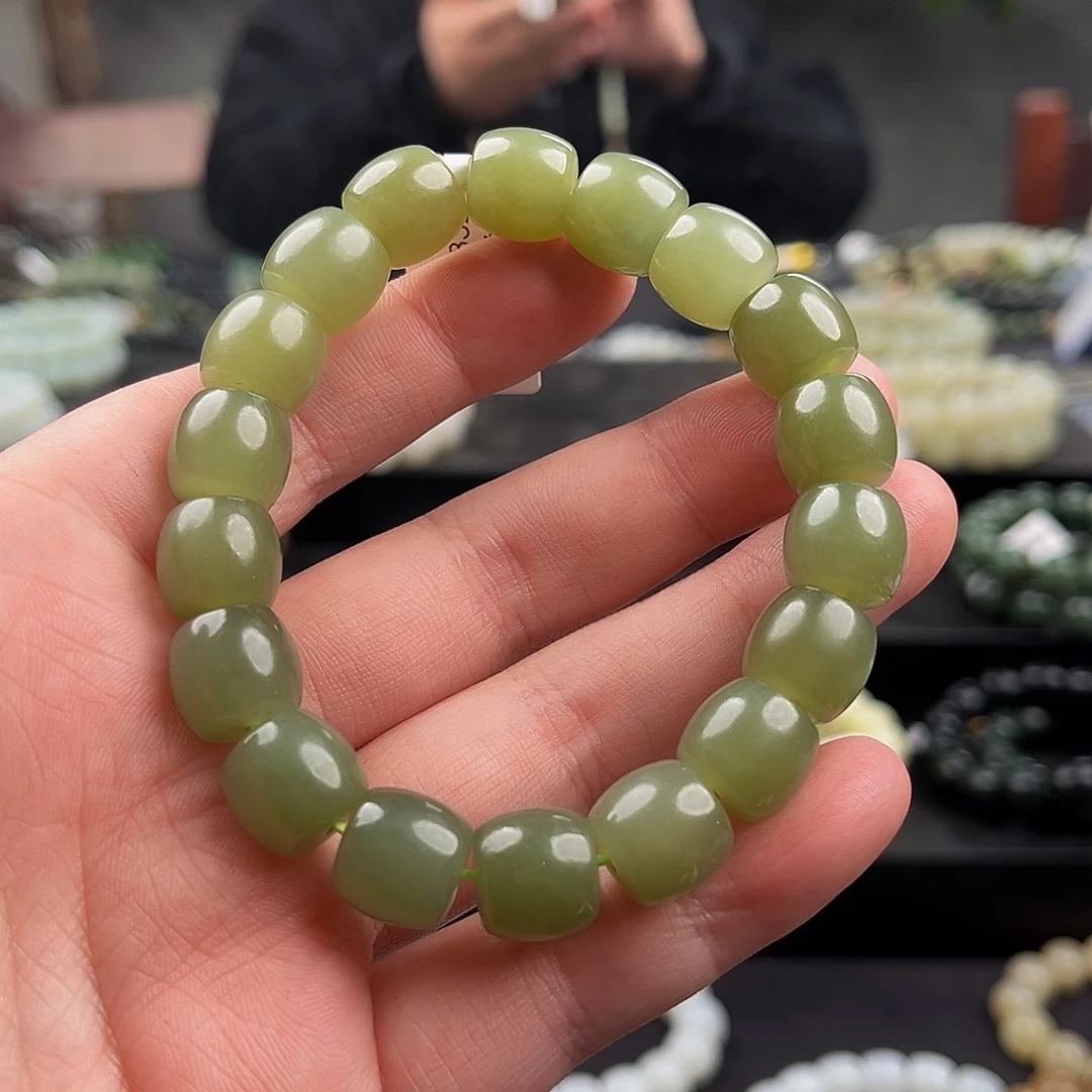 和田玉手串未镶嵌