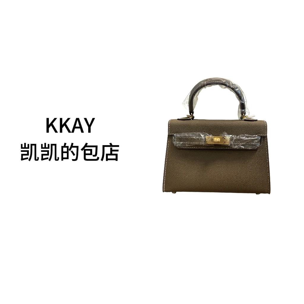 【凯凯的包店】掌纹小牛皮斜挎包
