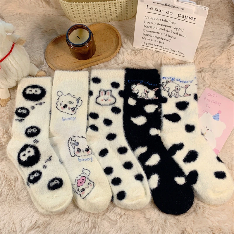 ［仙女拆］（拍一拆三，卡灯牌保5）冬季新款保暖毛绒袜