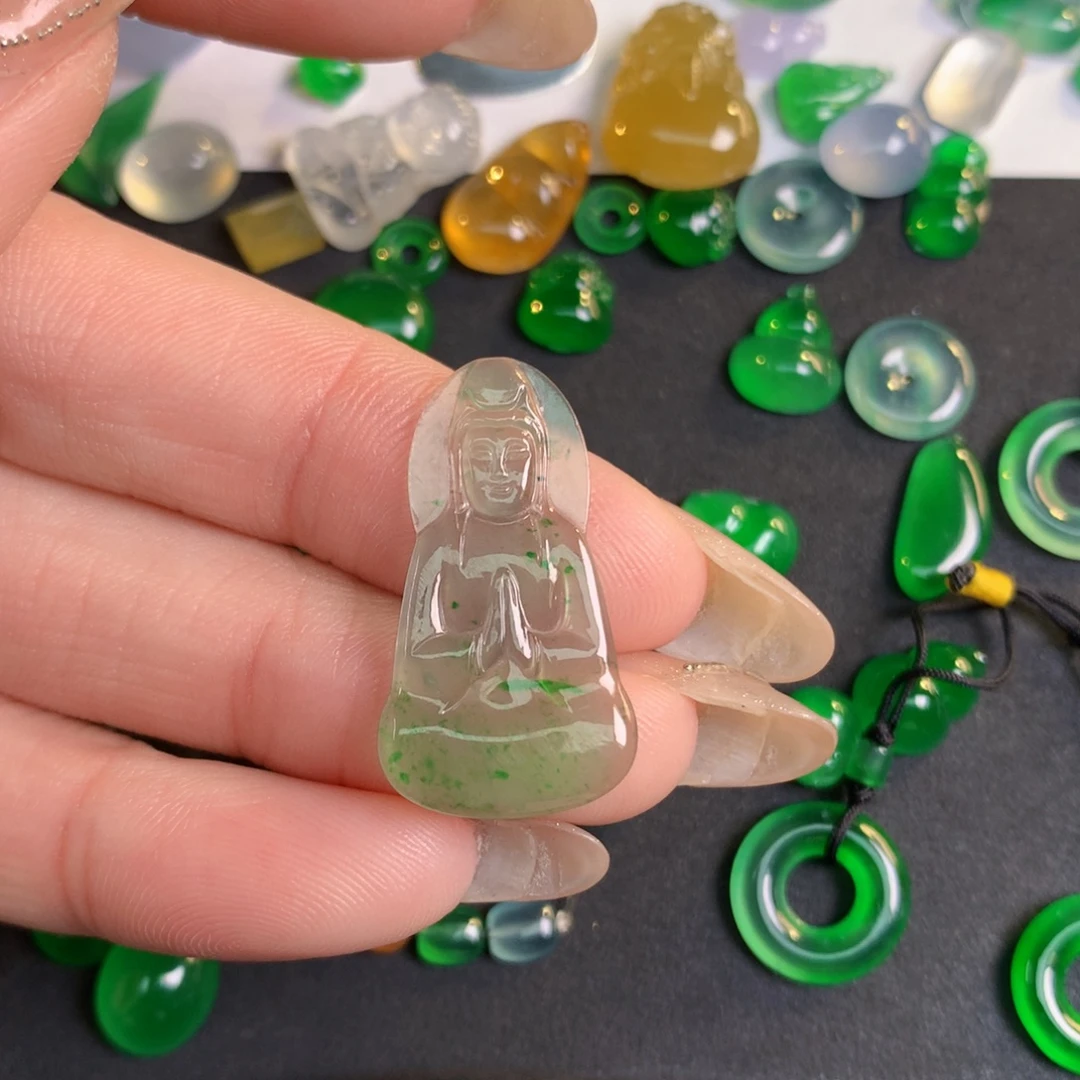 翡翠裸石26.17/14.5/1.5翡翠翡翠