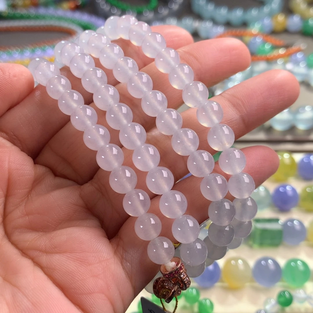翡翠手链未镶嵌卡7
