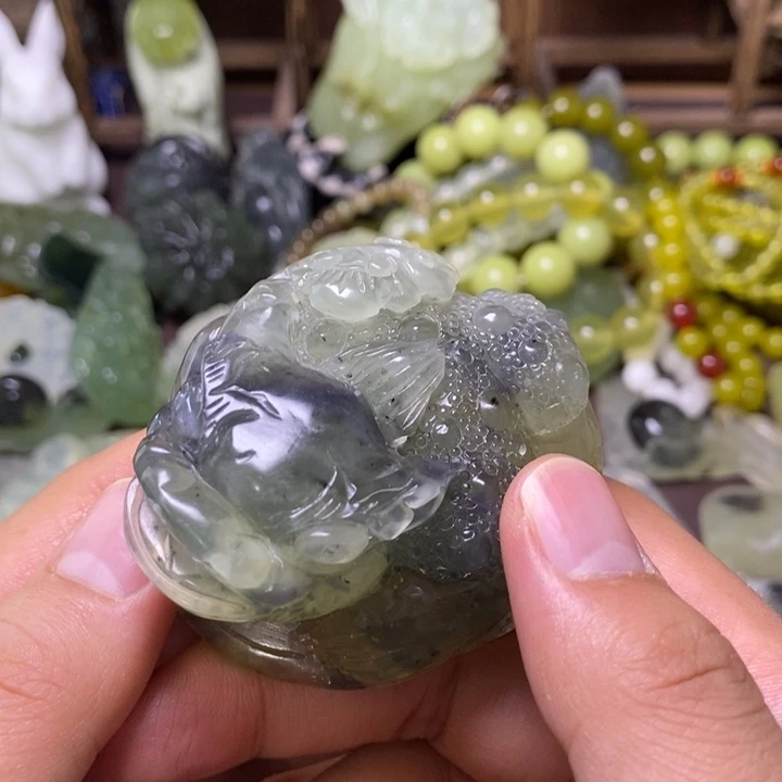 岫玉未镶嵌岫玉挂件