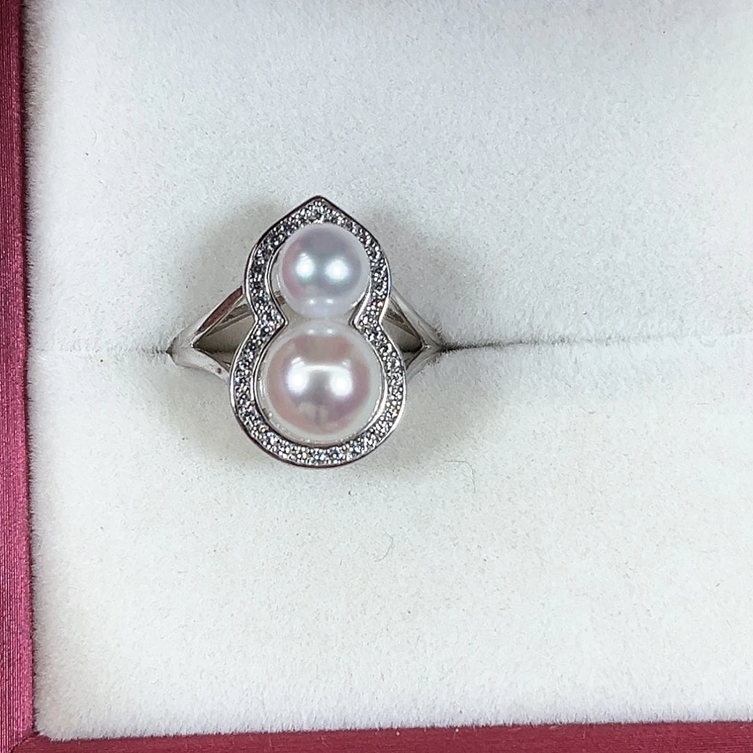 淡水珍珠颈饰银S925镶嵌