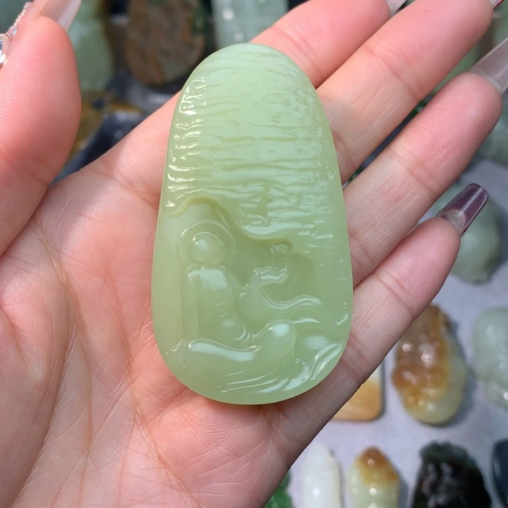 和田玉挂件未镶嵌