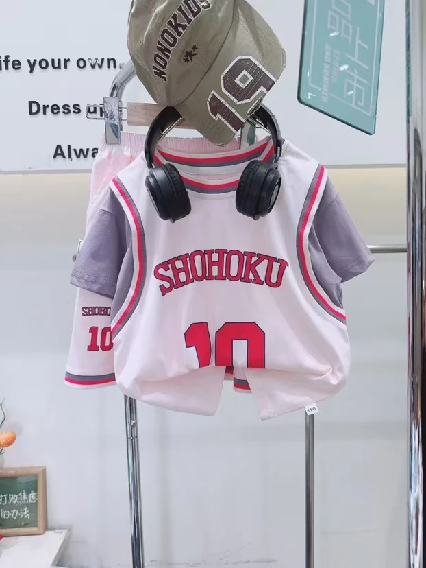 棉小九 儿童韩系球服运动套装（中童）