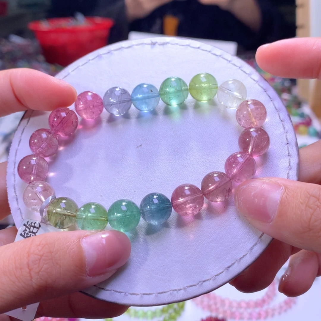 【闪购商品】未镶嵌手链碧玺10mm左右