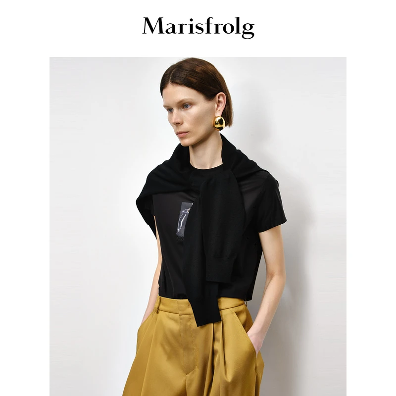Marisfrolg玛丝菲尔T恤A1DE32927
