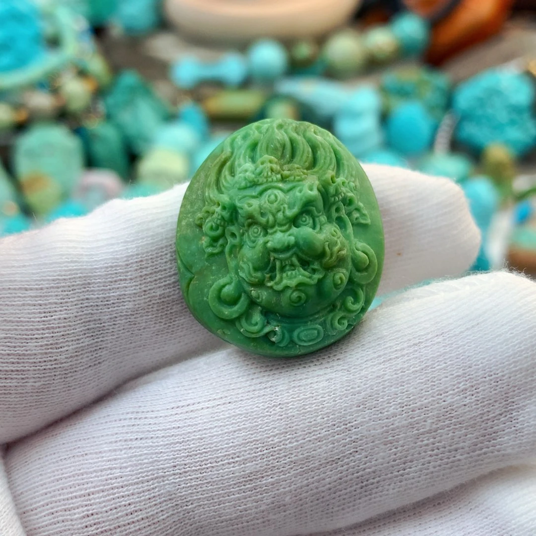 未镶嵌绿松石珠宝半成品