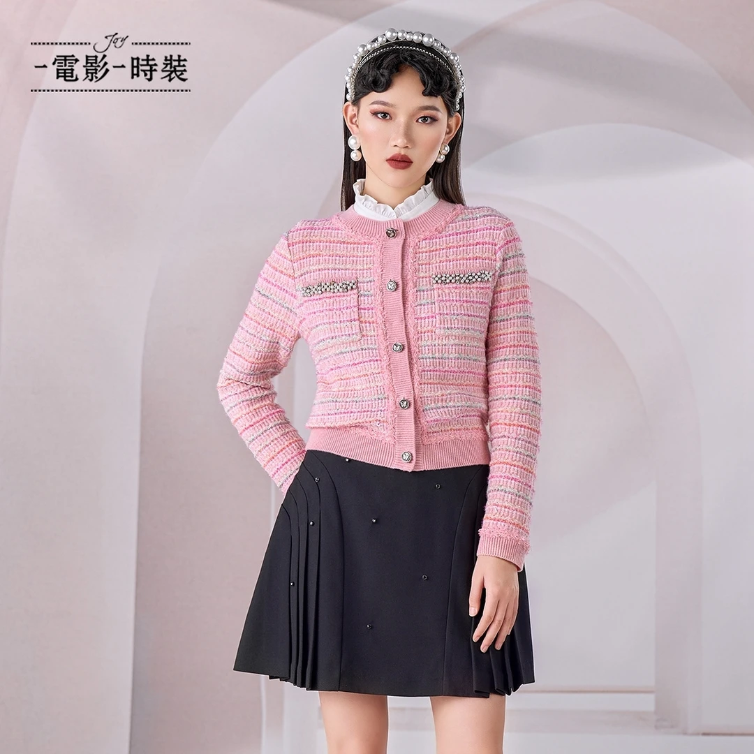 【老板娘夏天】一电影一时装开衫毛衣FEBM141563