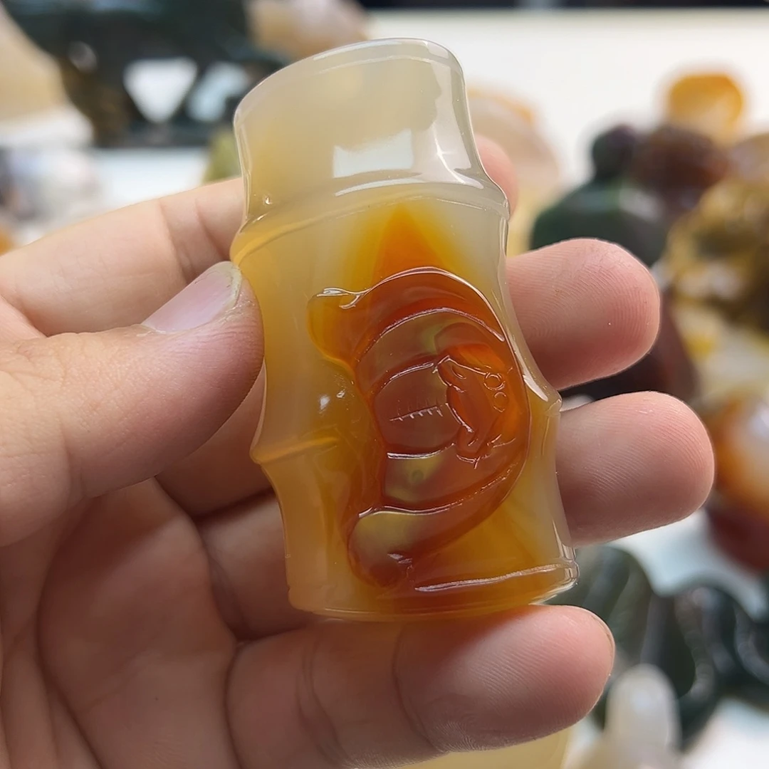 玛瑙/玉髓合金颈饰