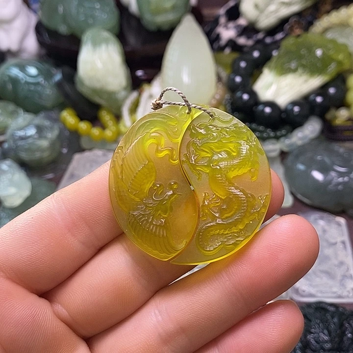 岫玉未镶嵌岫玉颈饰