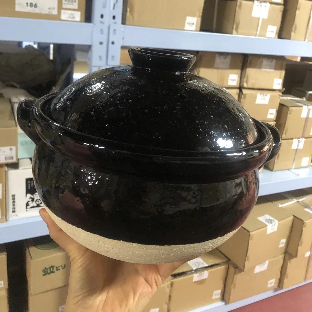 伊贺烧双盖土锅