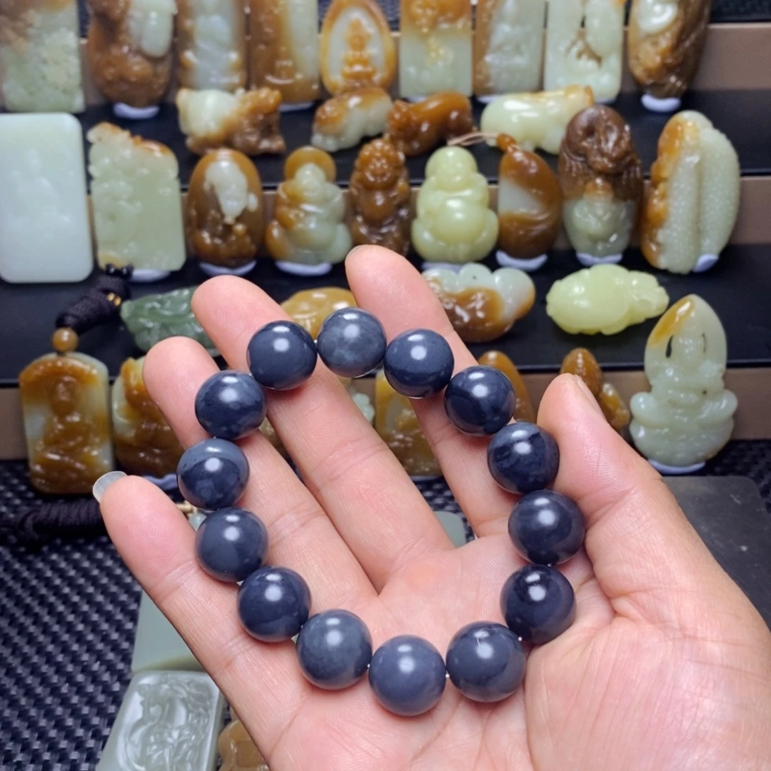 和田玉未镶嵌吊坠(不含链)