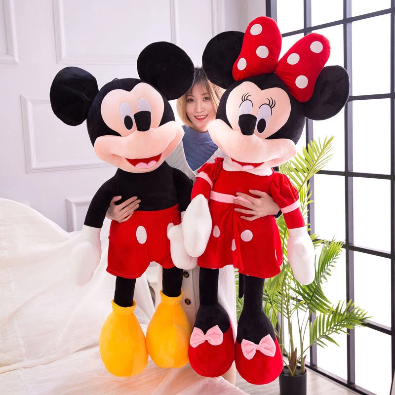 生日开学礼物米奇米妮公仔米老鼠毛绒玩具玩偶鼠年吉祥物女生小号