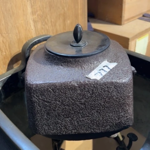 蜜安罐瓷香炉锡茶则